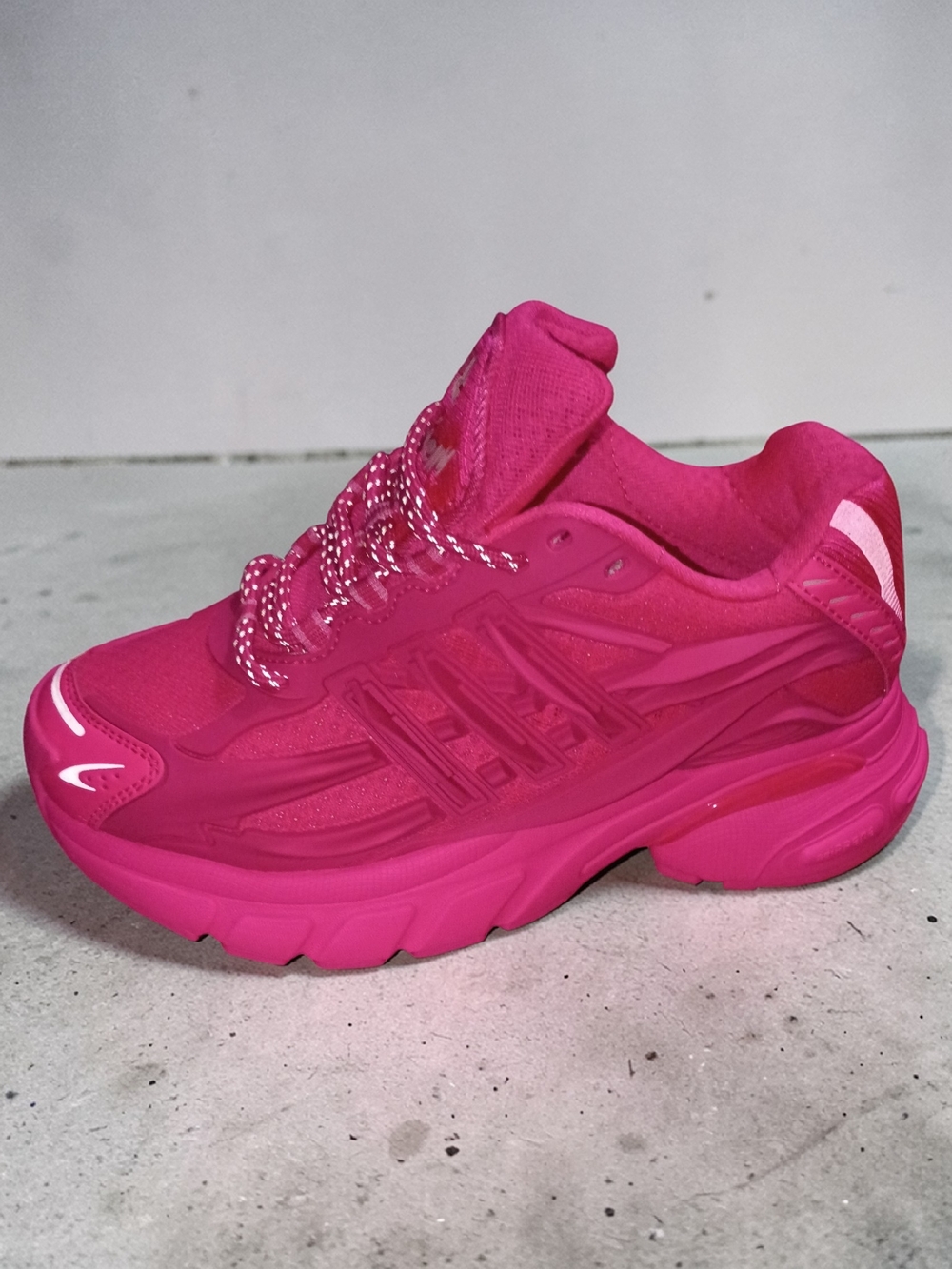 adidas Hot Pink Women's Chunky Running Sneakers